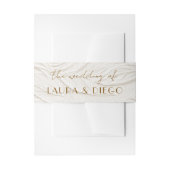 Ivory Terracotta Wedding Invitation 招待状ベリーバンド (正面例)