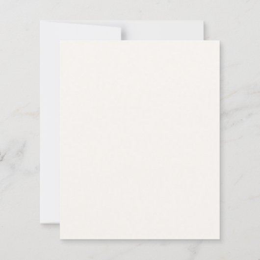 Ivory tying the knot bow Bridal Shower invitation (裏面)