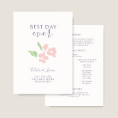 Ivory | Watercolor Floral Wedding Flat Program プログラム
