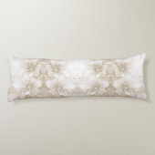 Ivory White Flowers Body Pillow ボディピロー (裏面)