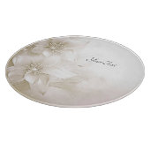 Ivory White Flowers Cutting Board カッティングボード (角)