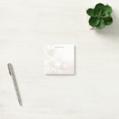 Ivory White Flowers Post it Notes ポストイット (オフィス)