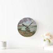 Ivryのセーヌ河そしてマルヌの合流 ラウンド壁時計 (ホーム)