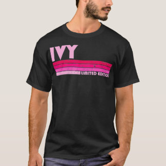 IVY名パーソナライズされたレトロヴィンテージ80s 90s誕生日 Tシャツ
