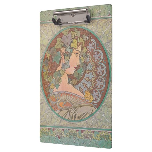 Ivy - Alphonse Mucha クリップボード (左)
