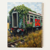 Ivy and Graffiti  Covered Abandoned Train プランナー手帳 (裏面)