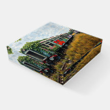 Ivy and Graffiti  Covered Abandoned Train 