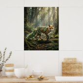 Ivy Fox Woodland Magic ポスター (キッチン)