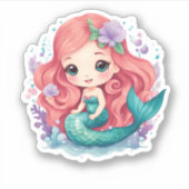 Ivy the Mermaid：ビニールシール シール (正面)