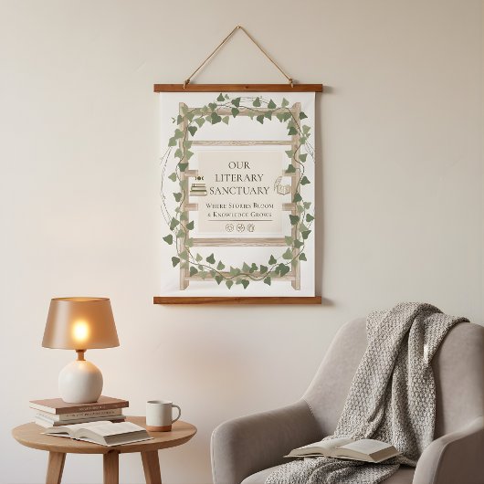 Ivy Wrapped Flowers Tapestry 吊り下げ型タペストリー