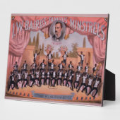 IWの広告バランの有名なミンスレル フォトプラーク (側面)