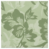 Iwalaniのヴィンテージのハワイのコケの花柄 ファブリック (クローズアップ)