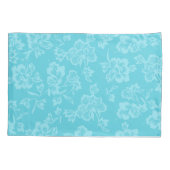 Iwalaniのヴィンテージハワイの花バンドリバーシブル 枕カバー (裏面)