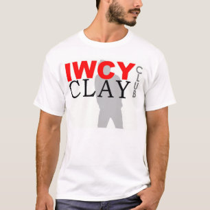 IWCYの粘土のCLUB_Large Logo_NOのメンバー Tシャツ