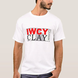 IWCYの粘土CLUB_Large Logo_BORDER_Lower Tシャツ