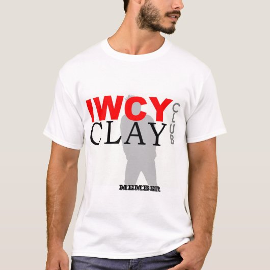 IWCYの粘土CLUB_Large Logo_MEMBER Tシャツ (正面)