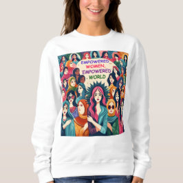 IWD権限を持つ女性 スウェットシャツ