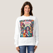 IWD権限を持つ女性 スウェットシャツ (正面フル)