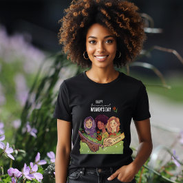 IWD 2026 ジャスティス・ライツ・アクション・ウォーターカラーTシャツ トライブレンドTシャツ
