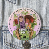 IWD 2026 Give To Gain マンダラボタン｜ラージボタン 缶バッジ