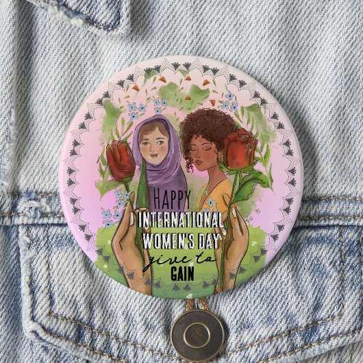IWD 2026 Give To Gain Mandala Button | Large  缶バッジ