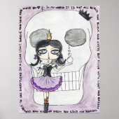 IWD GothGirlSceletonポスター ポスター (正面)