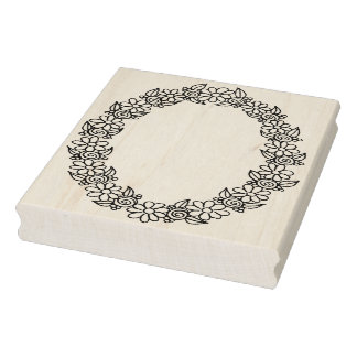 IWD Ovaleフレーム4" x 5"ゴムスタンプ ラバースタンプ