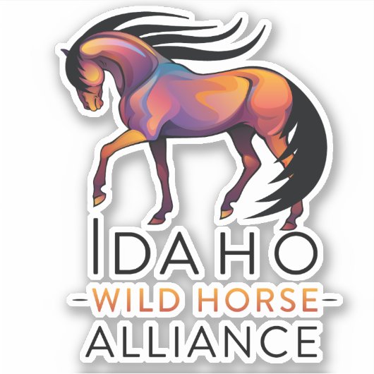 IWHAステッカー シール (正面)