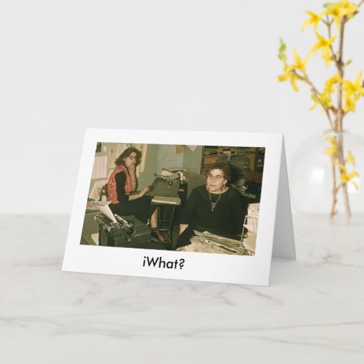 iWhatか。 iBirthday iCard カード (黄色い花)