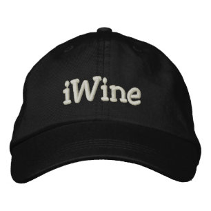 iWine 刺繍入りキャップ