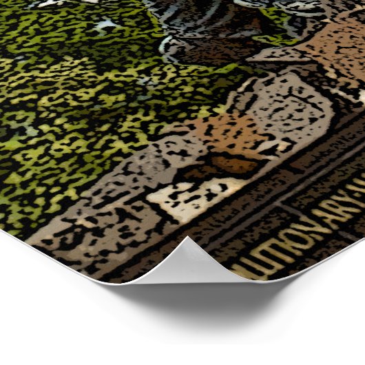 Iwo Jima - Posterized ポスター (角)