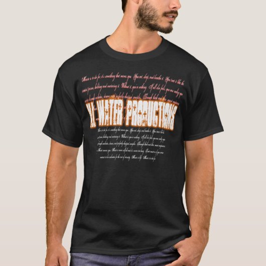 IWP "M.I.T.D.F." (オレンジか白い) Tシャツ (正面)