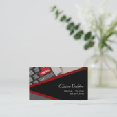 iWrite -小説家の作家の編集者の名刺 名刺 (スタンド正面)