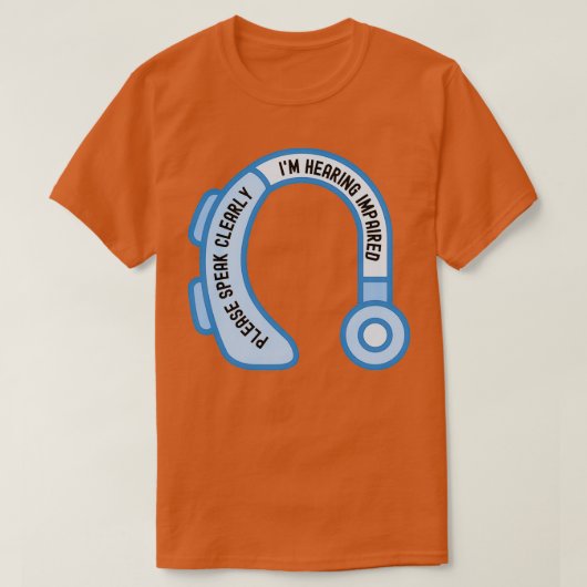 Ix27話m聴覚障害者2 Tシャツ (デザイン正面)