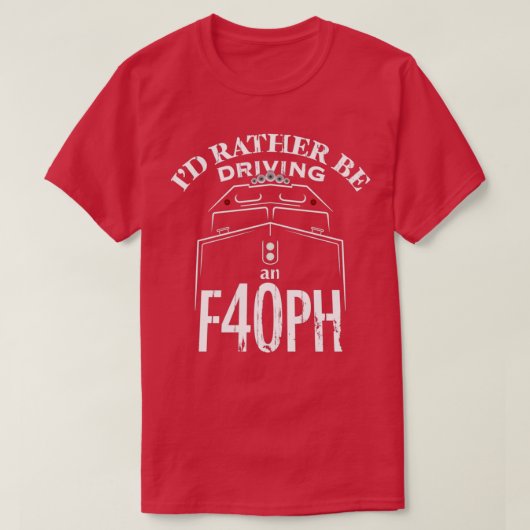 Ix27dはF40PHを運転している Tシャツ (デザイン正面)