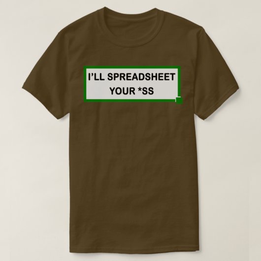 Ix27llスプレッドシート Tシャツ (デザイン正面)