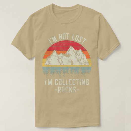 Ix27mではなく失ったIx27mが岩ハイキングを集めおもしろいる Tシャツ (デザイン正面)