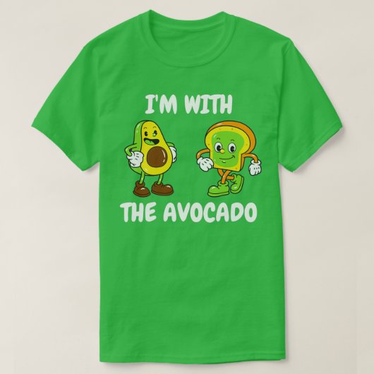 Ix27mとアボカド44 Tシャツ (デザイン正面)