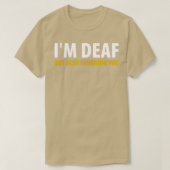 Ix27mろう者も無視2 Tシャツ (デザイン正面)