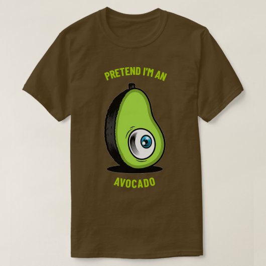 Ix27mアボカド12 Tシャツ (デザイン正面)