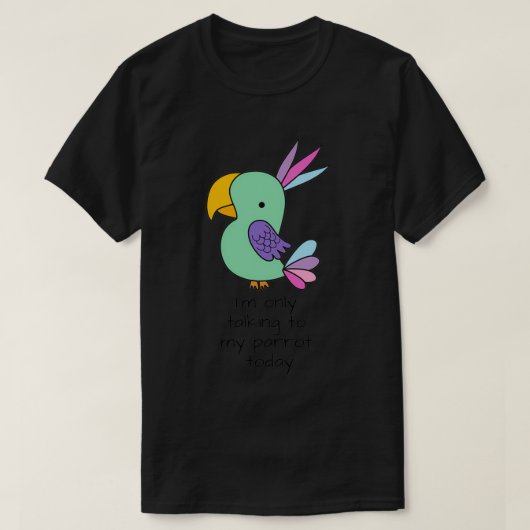 Ix27m今日はオウムと話す9 2 tシャツ (デザイン正面)