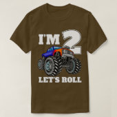 Ix27m 2レックス27sモンスタ転がートラック2nd誕生日ボー tシャツ (デザイン正面)