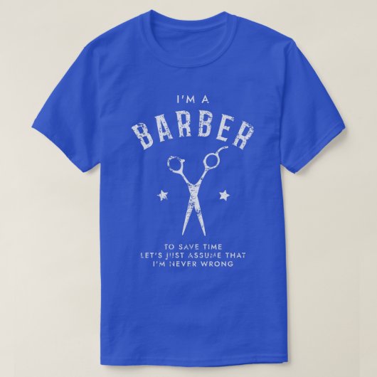 Ix27M A理容師から救Letx27sがThを引き受ける Tシャツ (デザイン正面)