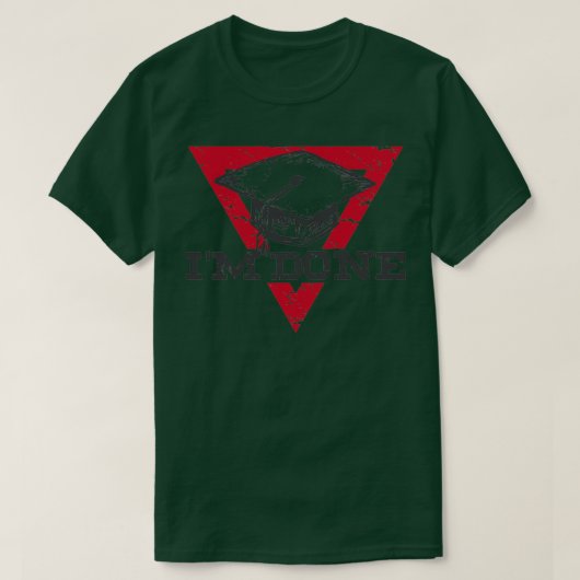 Ix27m PHDマスタラル博士号卒業おもしろい Tシャツ (デザイン正面)
