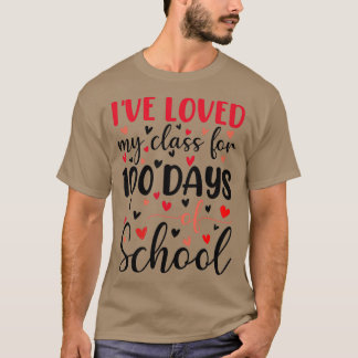 Ix27veは私のクラスを愛し、Tのための学校の100日 Tシャツ
