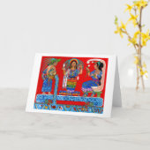 IX Chelの挨拶状 カード (黄色い花)