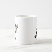 Ixi市松模様にされる コーヒーマグカップ (中央)