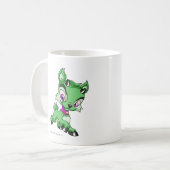 Ixi緑 コーヒーマグカップ (正面左)