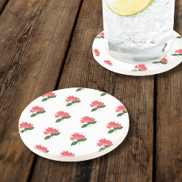 Ixora、Maha Sarakham Sandstone Coasterの花 コースター