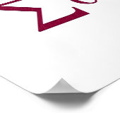 IXOYEアクロスティック（赤） ポスター (角)